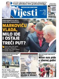 Vijesti - broj 6680, 26. okt 2016.