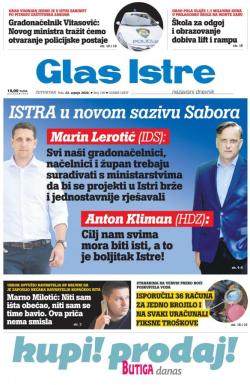 Glas Istre - broj 201, 23. jul 2020.