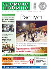 Sremske Novine - broj 2808, 24. dec 2014.