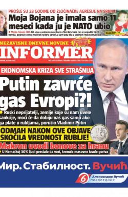 Informer - broj 3019, 24. mar 2022.