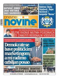 Dnevne novine - broj 2553, 12. dec 2019.