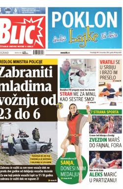 Blic - broj 6403, 8. dec 2014.