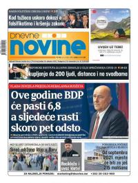 Dnevne novine - broj 2698, 5. jun 2020.