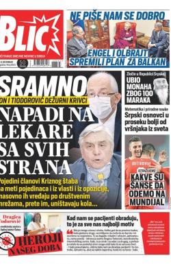 Blic - broj 8545, 9. dec 2020.