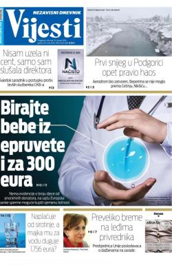 Vijesti - broj 7456, 10. jan 2019.