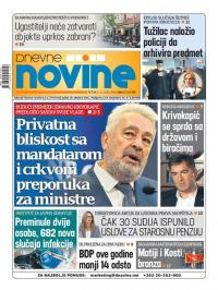 Dnevne novine - broj 2830, 6. nov 2020.