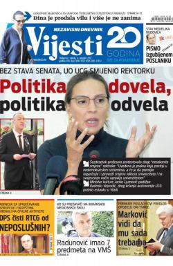 Vijesti - broj 7018, 4. okt 2017.