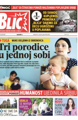 Blic - broj 6206, 25. maj 2014.