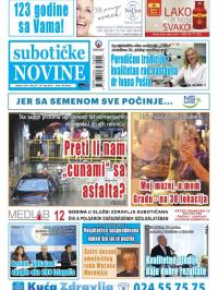 Nove Subotičke novine - broj 20, 20. maj 2016.