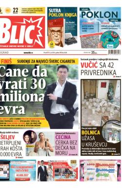 Blic - broj 6246, 4. jul 2014.