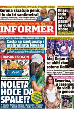 Informer - broj 2962, 15. jan 2022.