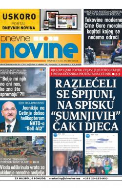 Dnevne novine - broj 3093, 9. sep 2021.