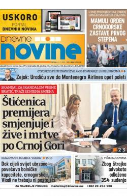 Dnevne novine - broj 3052, 23. jul 2021.