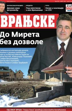 Vranjske - broj 785, 8. mar 2012.