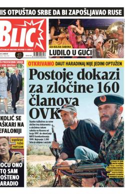 Blic - broj 7361, 12. avg 2017.