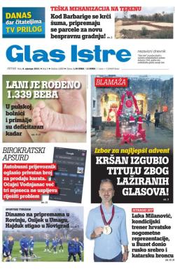 Glas Istre - broj 5, 6. jan 2023.