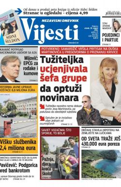 Vijesti - broj 6621, 30. avg 2016.