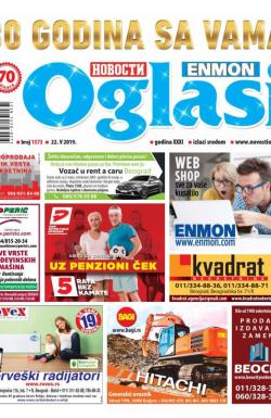 Novosti oglasi - broj 1573, 22. maj 2019.