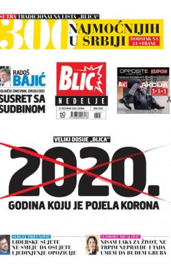 Blic - broj 8563, 27. dec 2020.