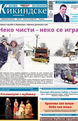 Nove kikindske novine - broj 183, 30. jan 2014.