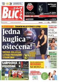 Blic - broj 6631, 31. jul 2015.