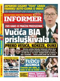 Informer - broj 2212, 31. jul 2019.