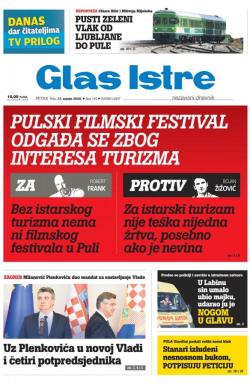 Glas Istre - broj 195, 17. jul 2020.