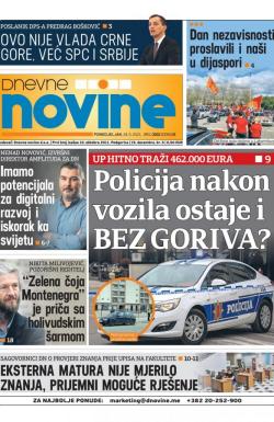 Dnevne novine - broj 3001, 24. maj 2021.