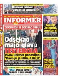 Informer - broj 3833, 18. nov 2024.