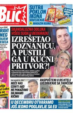 Blic - broj 8188, 3. dec 2019.