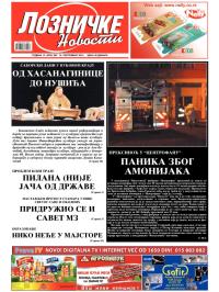 Lozničke novosti - broj 287, 13. sep 2013.