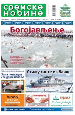 Sremske Novine - broj 2917, 25. jan 2017.