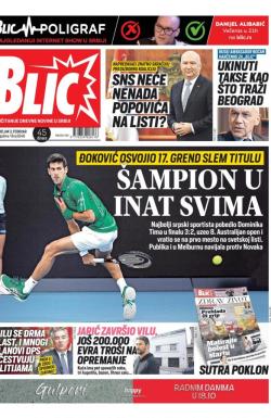 Blic - broj 8246, 3. feb 2020.