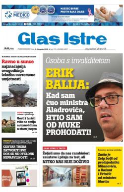 Glas Istre - broj 275, 5. okt 2020.