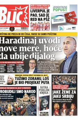 Blic - broj 7839, 10. dec 2018.