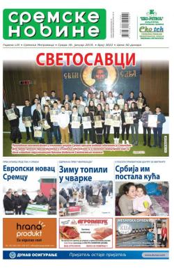 Sremske Novine - broj 3022, 30. jan 2019.