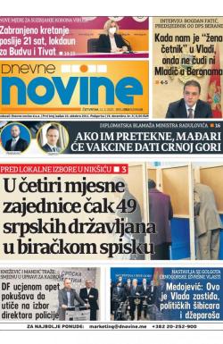 Dnevne novine - broj 2910, 11. feb 2021.