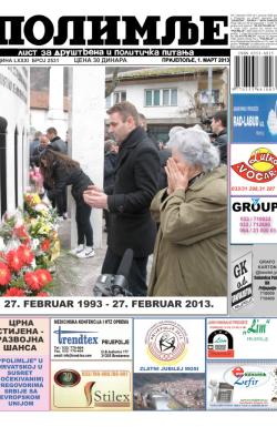 Polimlje, Prijepolje - broj 2531, 1. mar 2013.