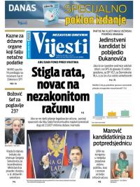 Vijesti - broj 8342, 1. jul 2021.