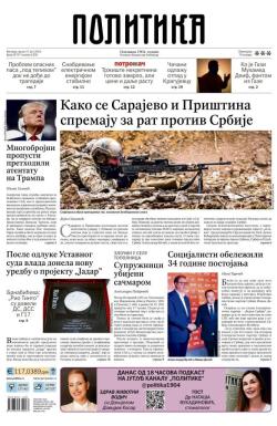 Politika - broj 39737, 17. jul 2024.