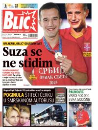 Blic - broj 6593, 23. jun 2015.