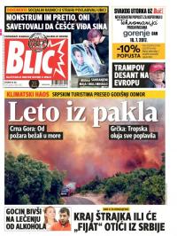 Blic - broj 7336, 18. jul 2017.