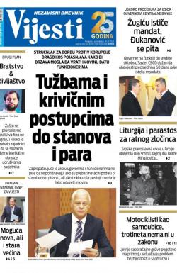 Vijesti - broj 8715, 18. jul 2022.