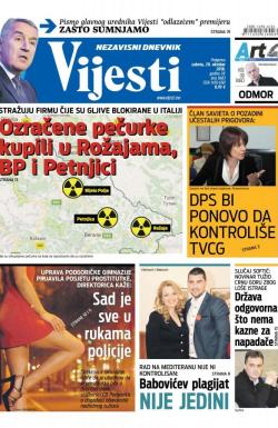 Vijesti - broj 6683, 29. okt 2016.