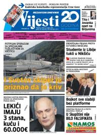 Vijesti - broj 6975, 22. avg 2017.