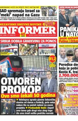 Informer - broj 3504, 21. okt 2023.