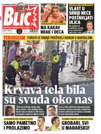 Blic - broj 7368, 19. avg 2017.