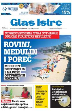 Glas Istre - broj 198, 20. jul 2020.