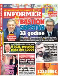 Informer - broj 3874, 9. jan 2025.