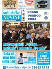 Nove Subotičke novine - broj 36, 5. sep 2014.